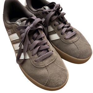 Adidas Women’s Taupe/Brown Suede Sneakers
